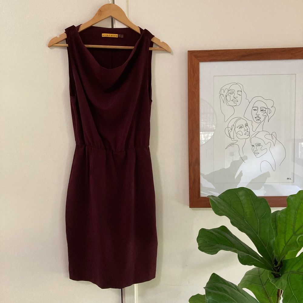 Alice + Olivia ‘Danya’ Blouson Dress